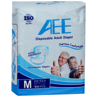 Scutece pentru adulti cu scai AEE Medium 10 buc